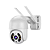 CÂMERA SEGURANÇA IP WIFI SPEED DOME HD PTZ IP66 COM COR BRANCO - Imagem 2
