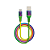 CABO USB TIPO-C RAINBO - TC10RB - Imagem 1