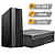 PC CPU COMPUTADOR SLIM INTEL CORE I3 - 2130 3,40GHZ RAM 8GB SSD 120GB - Imagem 1