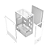 GABINETE GAMER BRANCO GB1793 - HAYOM - Imagem 2