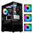 GABINETE GAMER PRETO GB1792 - HAYOM - Imagem 1