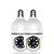 KIT 2 CAMERA LAMPADA GIRATÓRIA FULL HD WIFI 360 - Imagem 1
