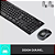 KIT TECLADO E MOUSE LOGITECH MK270 PRETO S/FIO - Imagem 2