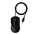 MOUSE C/FIO USB INTELBRAS MCI10 PRETO - Imagem 1