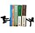 Organizador Criativo - Aparador de Livros Suporte Bibliocanto - Karatê - Imagem 6