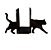 Aparador de Livros Suporte Bibliocanto - Organizador Criativo - O Gato - Imagem 7
