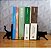 Aparador de Livros Suporte Bibliocanto - Organizador Criativo - O Gato - Imagem 4