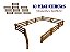 Kit 10 Mini Cerca Jardim Terrário Miniatura Cerquinha 6x3cm - Imagem 1
