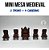 Miniatura Mesa Medieval Maquete Suculenta Bonsai Mini Mundo - Imagem 4