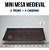 Miniatura Mesa Medieval Maquete Suculenta Bonsai Mini Mundo - Imagem 6