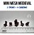 Miniatura Mesa Medieval Maquete Suculenta Bonsai Mini Mundo - Imagem 5