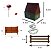 Kit Com 21 Miniaturas para decoração de Terrários, mini mundos e maquetes - Imagem 4