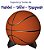 5 X Suporte De Mesa Bola Futebol Vôlei Basquete Expositor - Imagem 3