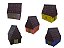 Kit C/ 5 Casinha Casa Miniatura Mini Mundo Jardim Terrario - Imagem 1