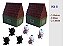 Kit 8 Pç Miniatura Gato Dog Casa Terrário Mini Mundo Jardim - Imagem 4