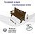 5 Miniatura Bancos Praça Maquete Suculenta Bonsai Mini Mundo - Imagem 4