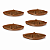 Kit Miniaturas 5 Barcos - Maquetes mini mundos e Terrários - Imagem 2
