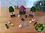 Miniaturas Pátio Colonial c/ Animais, Coreto Arvores e Fogueira – Maquete,Terrário, Diorama Trabalho Escolar - Imagem 8