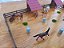 Piquete dos Cavaleiros – Kit Miniatura com Cavalos, Cercas, Barris, Cocho e Feno – Terrários, Maquetes e Dioramas - Imagem 7
