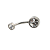 Piercing de umbigo com Strass (Aço Cirúrgico) - Imagem 1