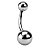 Piercing umbigo Básico (Aço Cirúrgico) - Imagem 1