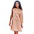 Vestido Túnica Um Ombro Só Malika Crepe Amanda Acetinado - Rose - Imagem 1
