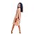 Vestido Túnica Um Ombro Só Malika Crepe Amanda Acetinado - Rose - Imagem 2