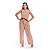 Conjunto Calça e Cropped Safira de Crepe Bege - Imagem 5