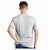 Kit 3 Camisetas Masculina Malha Fria PV Cinza Mescla - Imagem 3