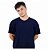 Kit 3 Camisetas Masculina Malha Fria PV Azul Marinho - Imagem 2