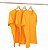 Kit 3 Camisetas Masculina Malha Fria PV Laranja - Imagem 1