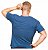 Kit 3 Camisetas Masculina Malha Fria PV Azul Petróleo - Imagem 3