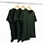Kit 3 Camisetas Masculina Malha Fria PV Verde Musgo - Imagem 1