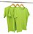 Kit 3 Camisetas Masculina Malha Fria PV Verde Limão - Imagem 1