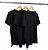 Kit 3 Camisetas Masculina Malha Fria PV Preta - Imagem 1