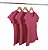 Kit 3 Baby Look Malha Fria Rosa Pink - Imagem 1