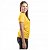 Kit 5 Baby Look Malha Fria Amarelo Ouro - Imagem 4