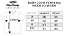 Kit 5 Baby Look Malha Fria Azul Turquesa - Imagem 5