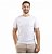 Camiseta Algodão Branca Básica Premium 30.1 Penteado - Imagem 1