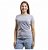 Baby Look Algodão Cinza Mescla Premium Basic - Imagem 1