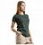 Baby Look Algodão Verde Musgo Premium Basic - Imagem 3