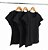 Kit 3 Baby Look Algodão Preta Premium Basic - Imagem 1