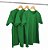Kit 3 Camisetas Algodão Verde Bandeira Premium - Imagem 1