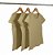 Kit 3 Baby Look Algodão Kaki Premium Basic - Imagem 1