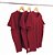 Kit 3 Camisetas Algodão Vinho Premium - Imagem 1