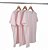 Kit 3 Camisetas Algodão Rosa Claro Premium - Imagem 1