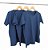 Kit 3 Camisetas Algodão Azul Petróleo Premium - Imagem 1