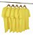 Kit 5 Camisetas Algodão Amarelo Ouro Premium - Imagem 1