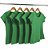 Kit 5 Baby Look Algodão Verde Bandeira Premium Basic - Imagem 1