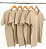 Kit 5 Camisetas Algodão Kaki Premium - Imagem 1